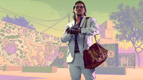 Official Grand Theft Auto VI artwork featuring Raul Bautista.