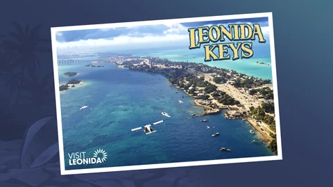 Official Grand Theft Auto VI postcard for Leonida Keys.