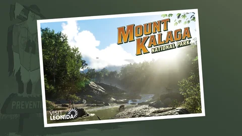 Official Grand Theft Auto VI postcard for Mount Kalaga National Park.