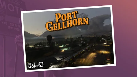 Official Grand Theft Auto VI postcard for Port Gellhorn.