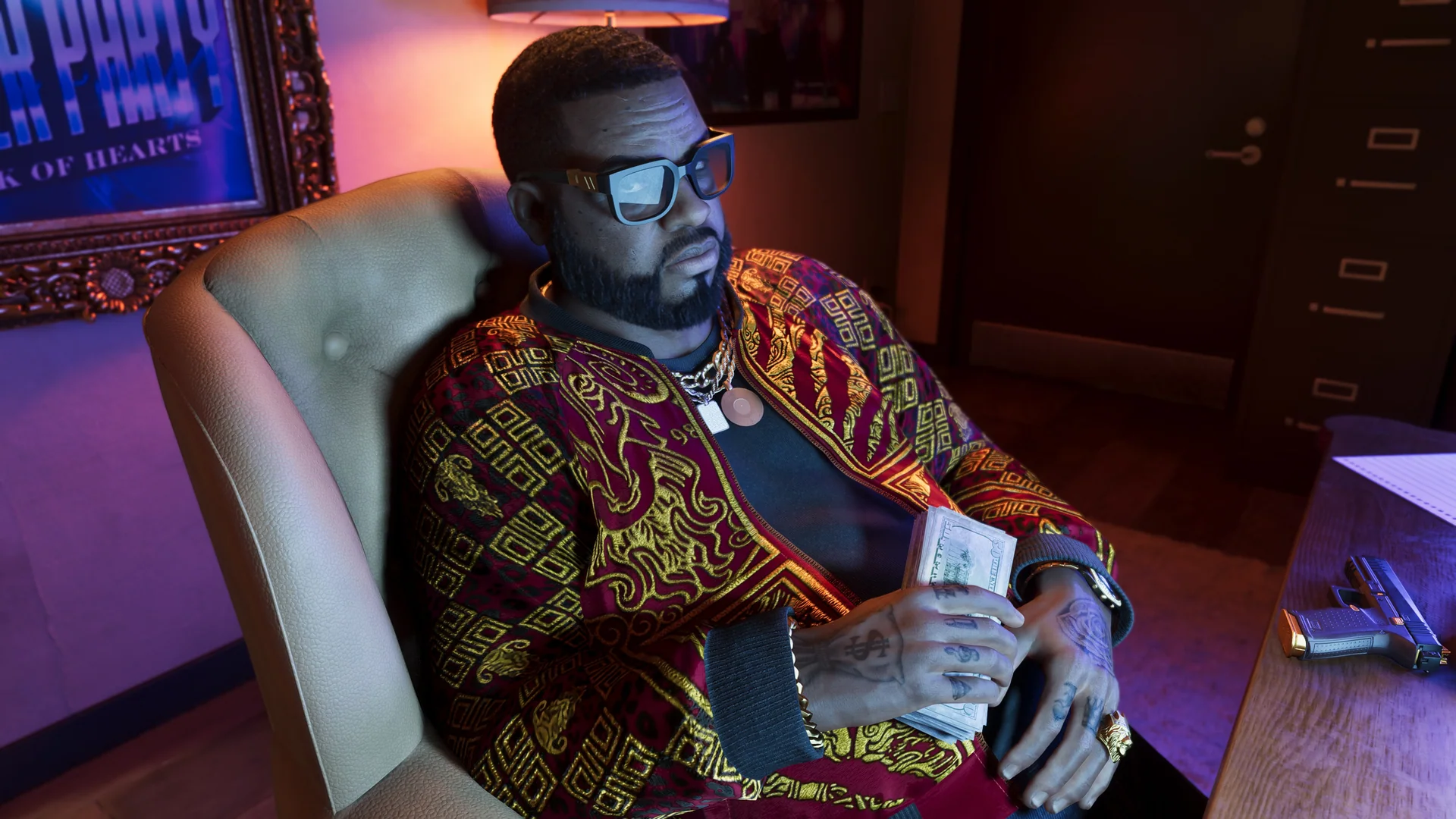 Official Grand Theft Auto VI screenshot showing Boobie Ike.