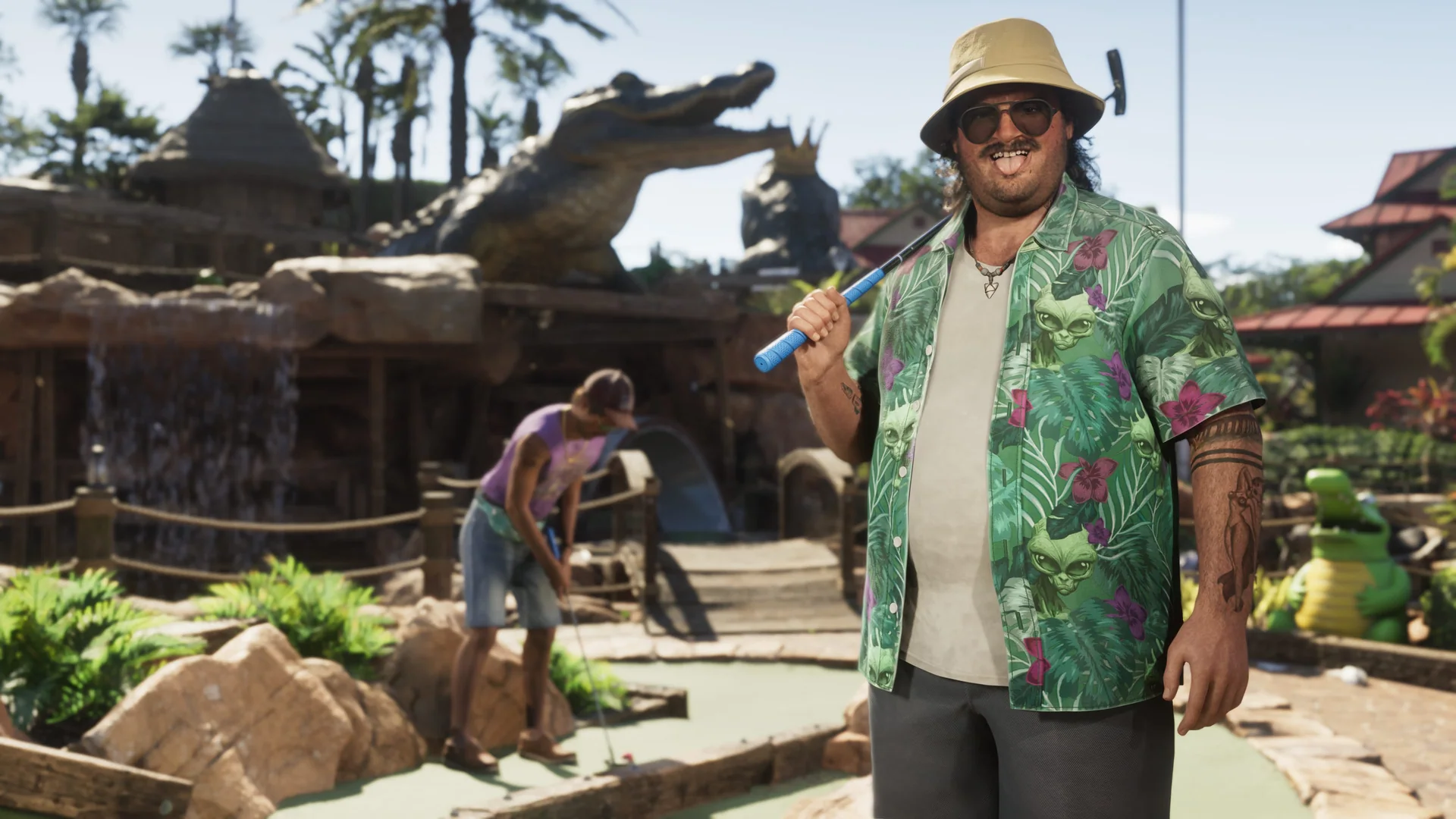 Official Grand Theft Auto VI screenshot showing Cal Hampton.