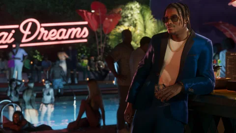 Official Grand Theft Auto VI screenshot showing Dre'Quan Priest.