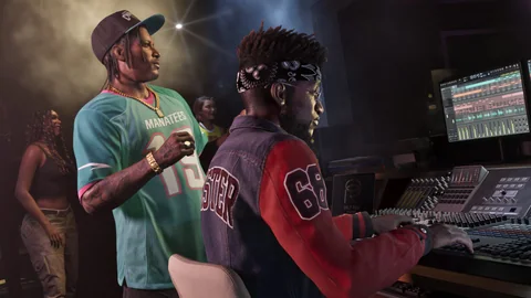 Official Grand Theft Auto VI screenshot showing Dre'Quan Priest.