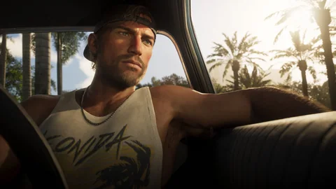 Official Grand Theft Auto VI screenshot showing Jason Duval.