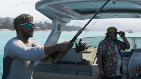 Official Grand Theft Auto VI screenshot showing Jason Duval.