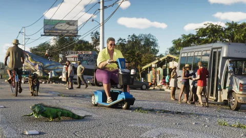 Official Grand Theft Auto VI screenshot showing Leonida Keys.