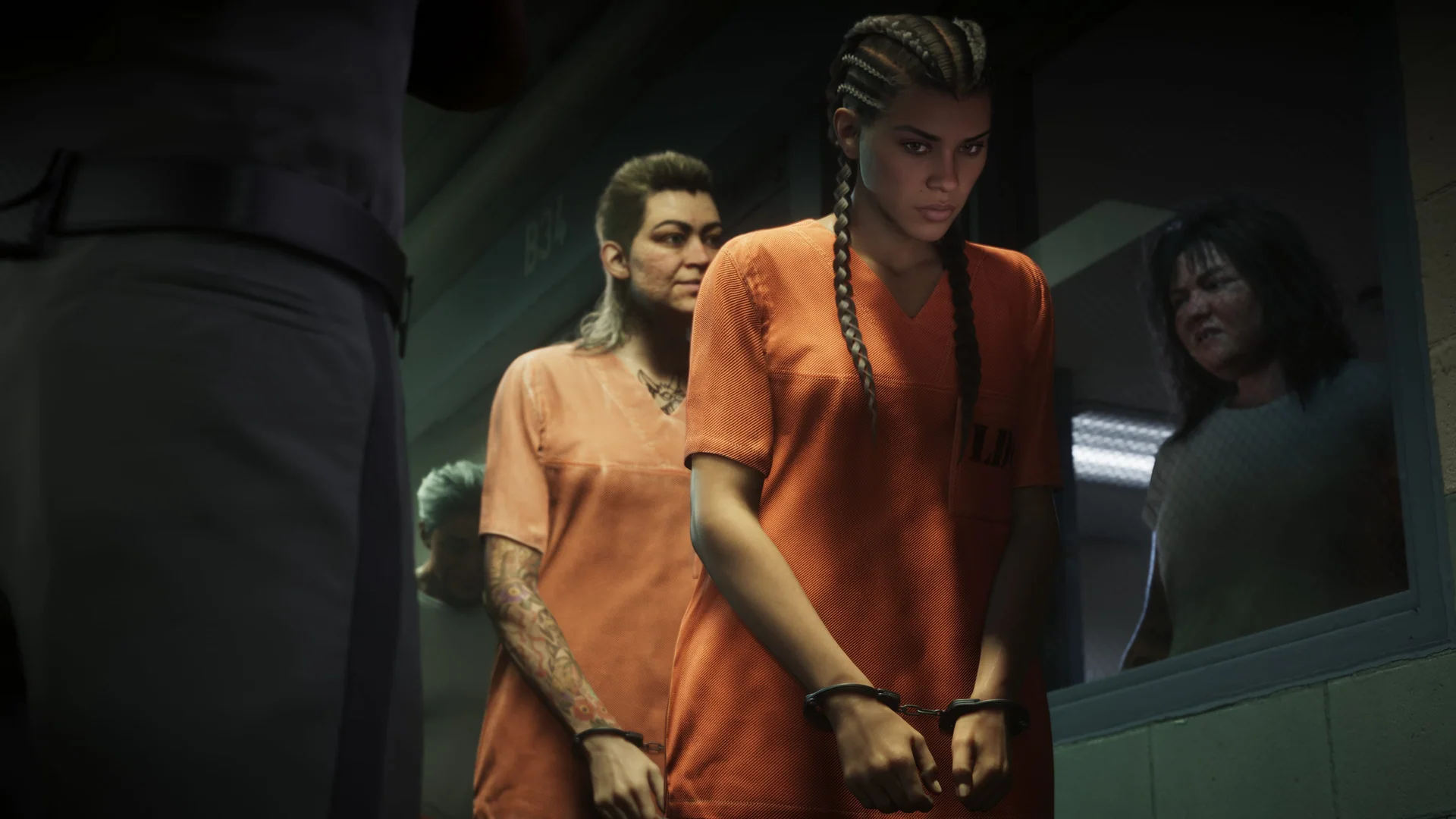 Official Grand Theft Auto VI screenshot showing Lucia Caminos.