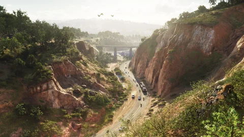 Official Grand Theft Auto VI screenshot showing Mount Kalaga National Park.