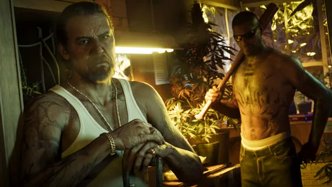 Official Grand Theft Auto VI screenshot showing Port Gellhorn.