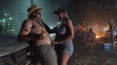 Official Grand Theft Auto VI screenshot showing Port Gellhorn.