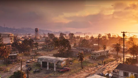 Official Grand Theft Auto VI screenshot showing Port Gellhorn.