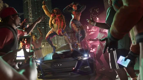 Official Grand Theft Auto VI screenshot showing Real Dimez.