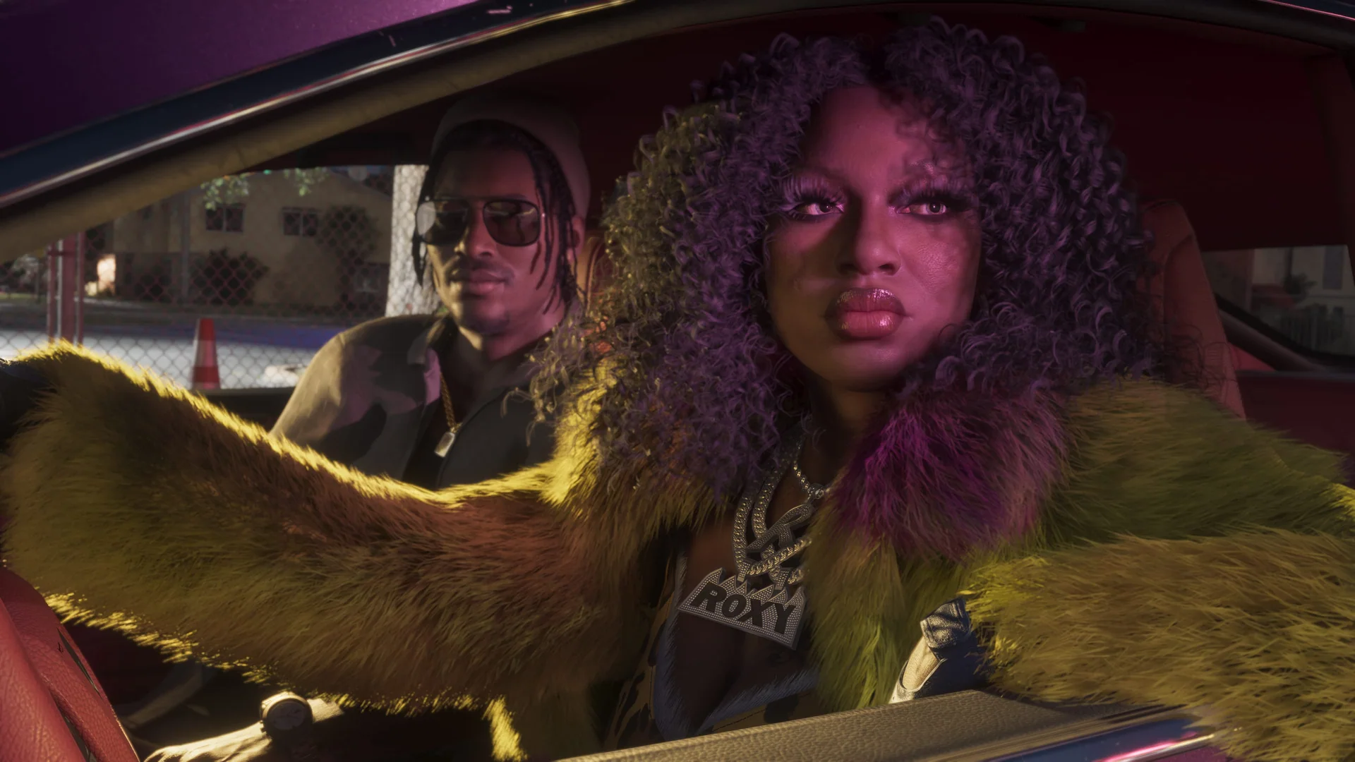 Official Grand Theft Auto VI screenshot showing Real Dimez.