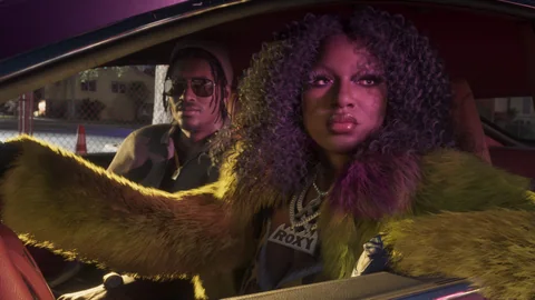 Official Grand Theft Auto VI screenshot showing Real Dimez.